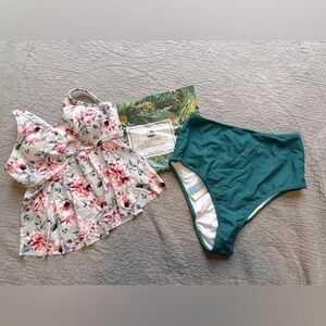 NWT CUPSHE Two-piece Women’s Swim Suit Sz Md